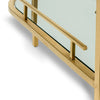 Krasgan Glass Bar Cart - Gold Base - NotBrand
