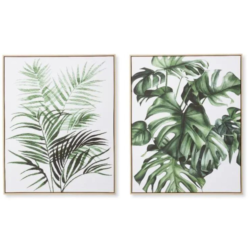 La Tropical Assorted Canvas Wall Art  - Set of 2 - Notbrand