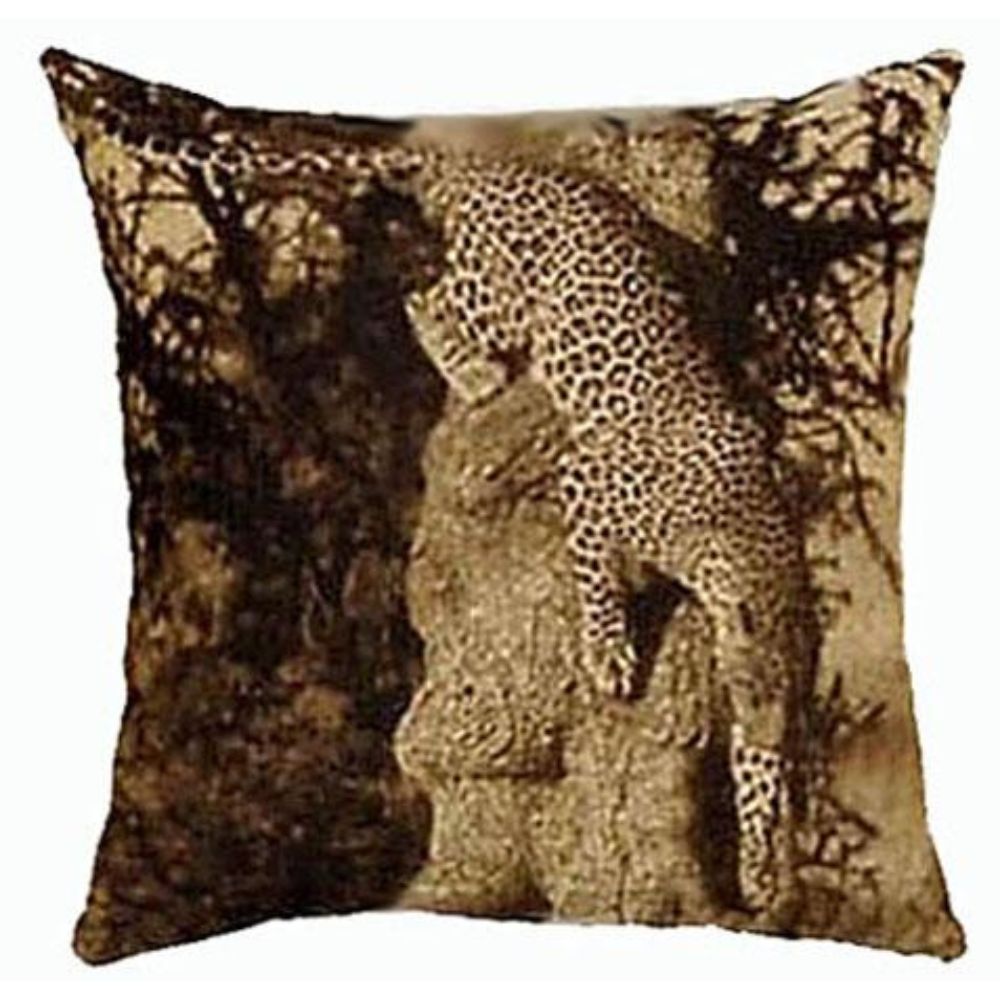 Leopard in Tree Cushion - NotBrand