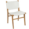 Marvin Wooden Dining Chair - White-Notbrand