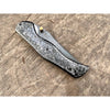 Merith Damascus Foldable Pocket Knife - Black - Notbrand