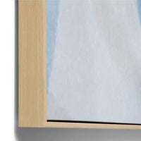 Misty Canvas Wall Art - Blue & Natural - Notbrand