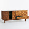 Kohil Patterned Wooden Drawer and Cabinet Sideboard - Notbrand
