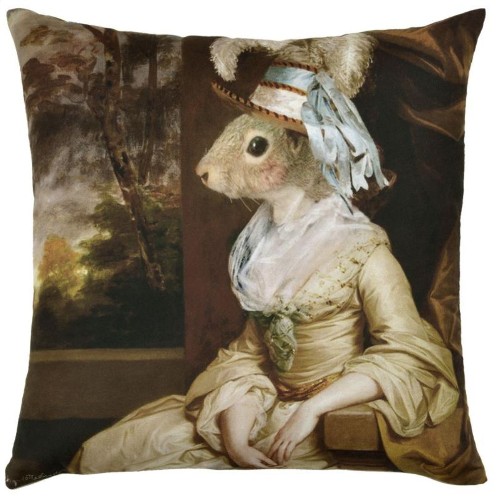 Mrs Squirrel Pantomime Animal Cushion - NotBrand