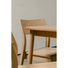 Nobu Oak Timber Dining Table in Natural - Range - Notbrand