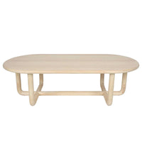 Noosa Wooden Coffee Table - White - Notbrand