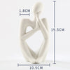 Ceramic Heart Shaped Thinker Statue Vase - Range - Notbrand
