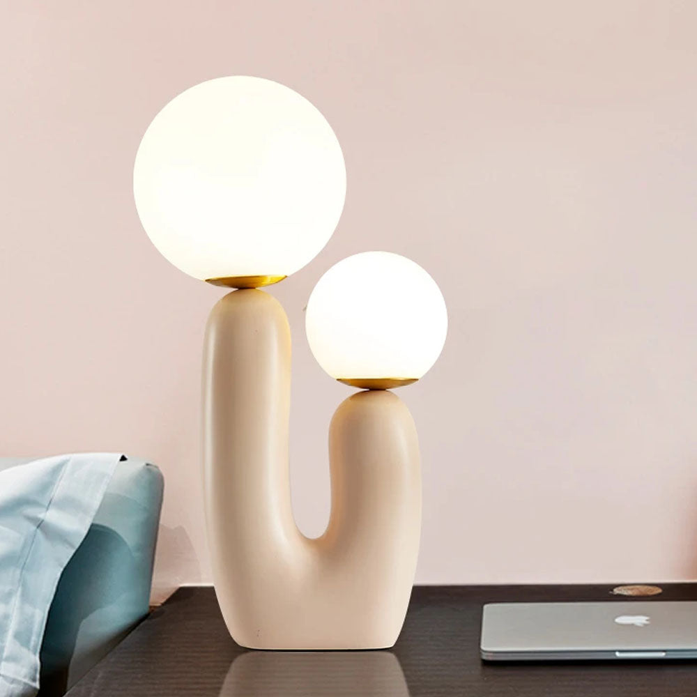 Nordic Postmodern Resin Table lamp - Light Pink - Notbrand