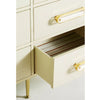 Zivany Textured Hardwood 9 Drawer Dresser - Cream - Notbrand