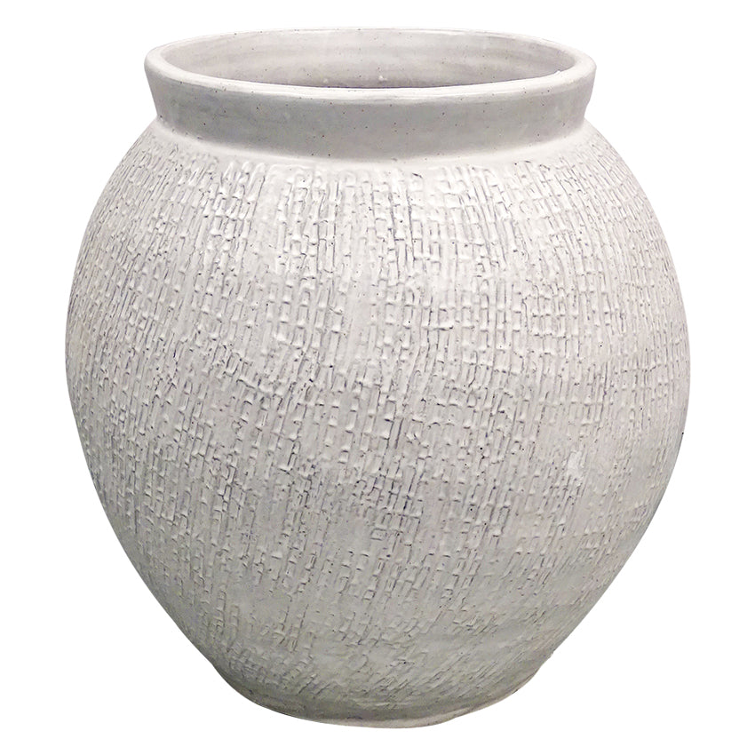 Zaros Terracotta Pot - Solid White - Notbrand
