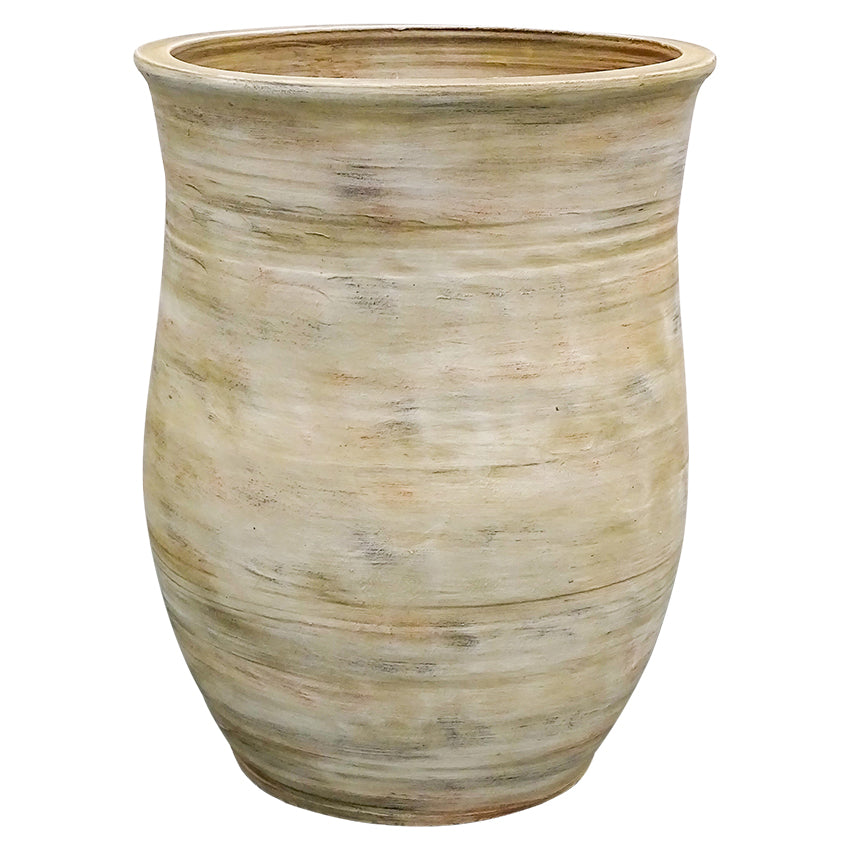 Matala Terracotta Pot - Antique White - Notbrand