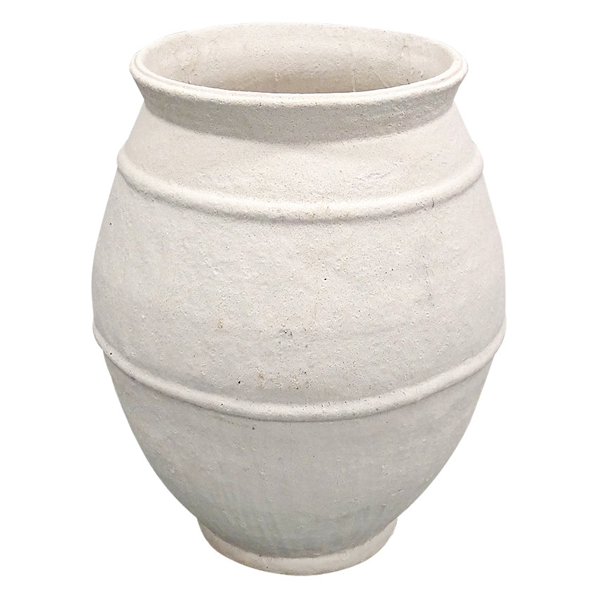 Tuscan Terracotta Pot in Rough White - 67cm - Notbrand