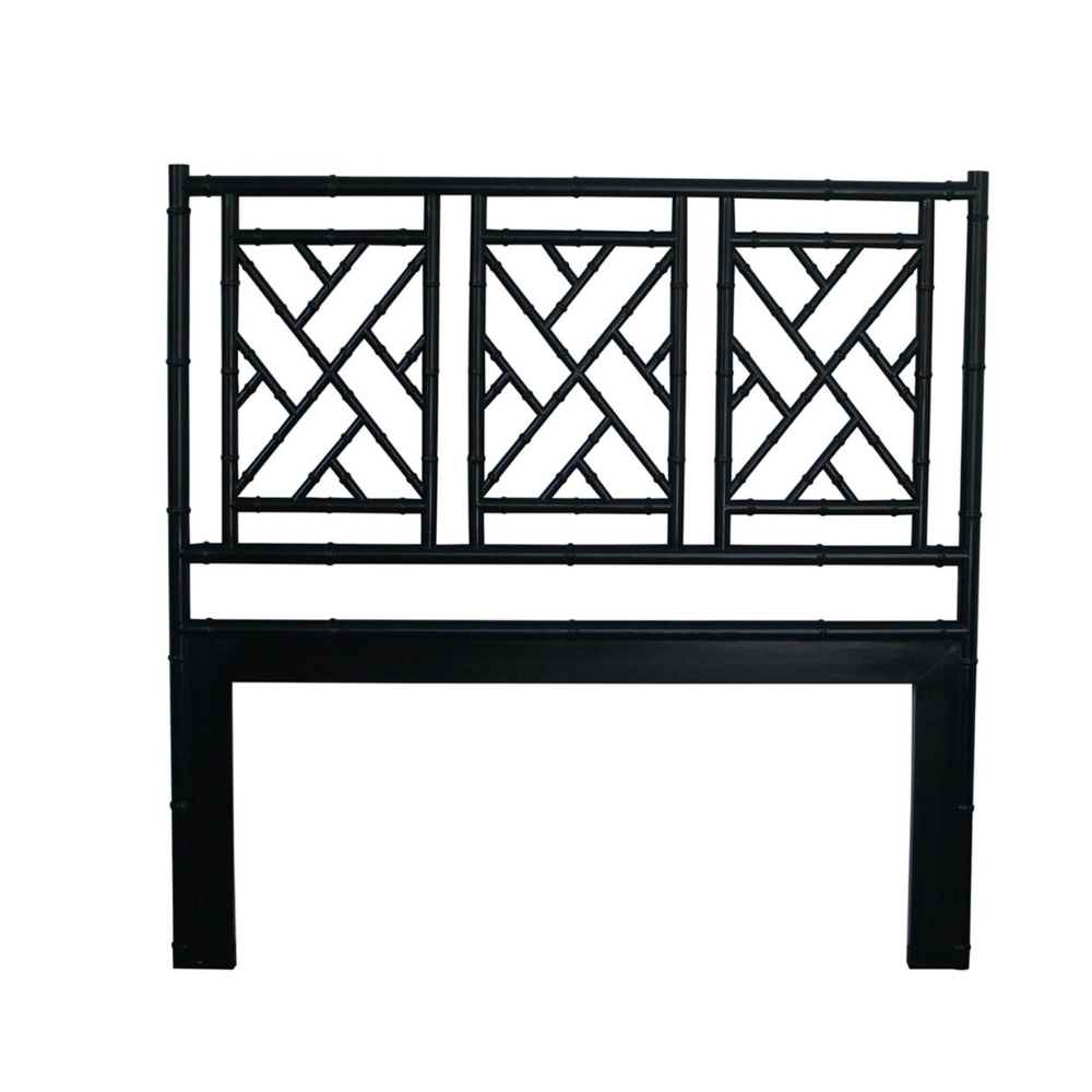 Paloma Chippendale Bedhead in Black – Super King Size - Notbrand