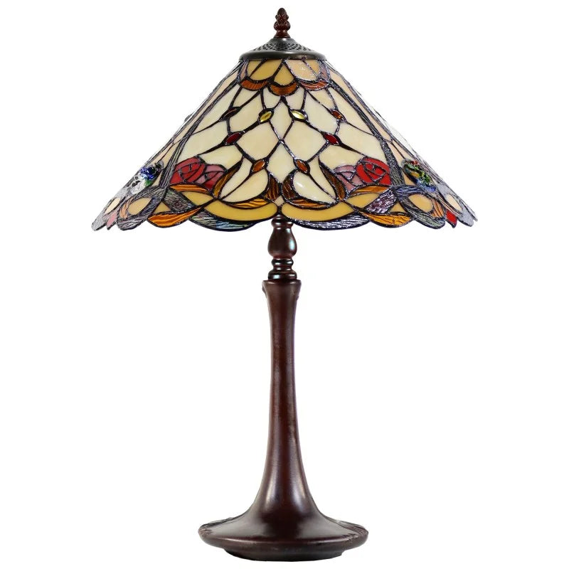 Paloma Tiffany Style Table Lamp - Sand - Notbrand