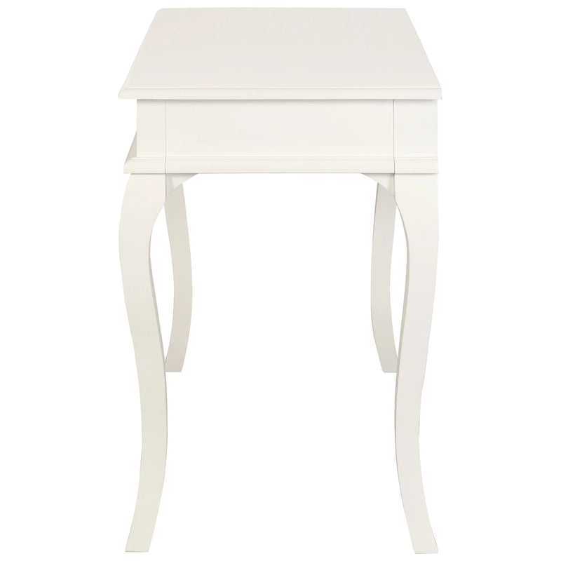 Queen Ann Timber 1 Drawer Desk - White - Notbrand