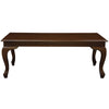 Queen Ann Timber Coffee Table - Mahogany - Notbrand