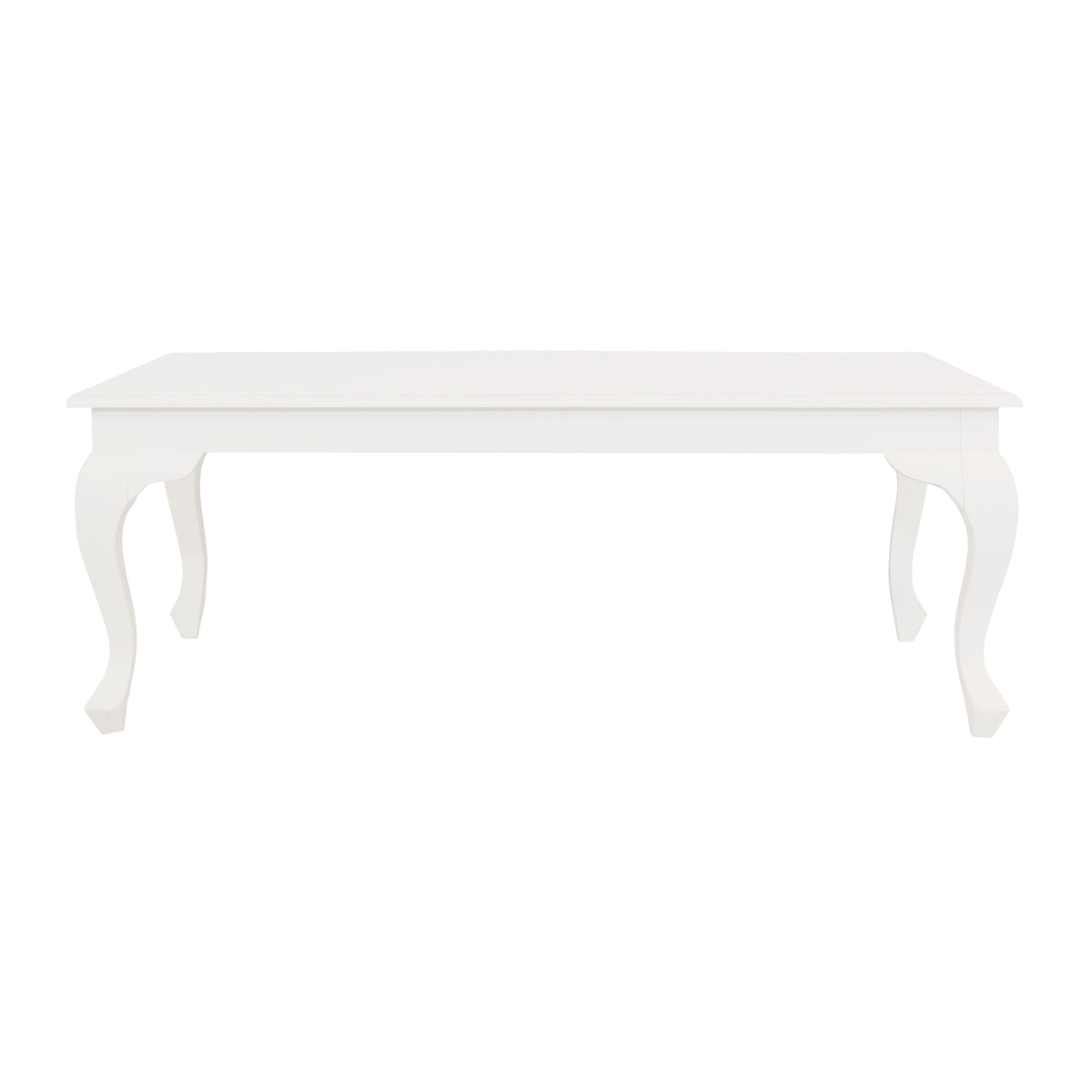 Queen Ann Timber Coffee Table - White - Notbrand