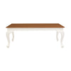 Queen Ann Timber Coffee Table - White Caramel - Notbrand