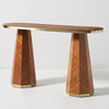 Quillen Marquetry Hardwood Console Table - Notbrand
