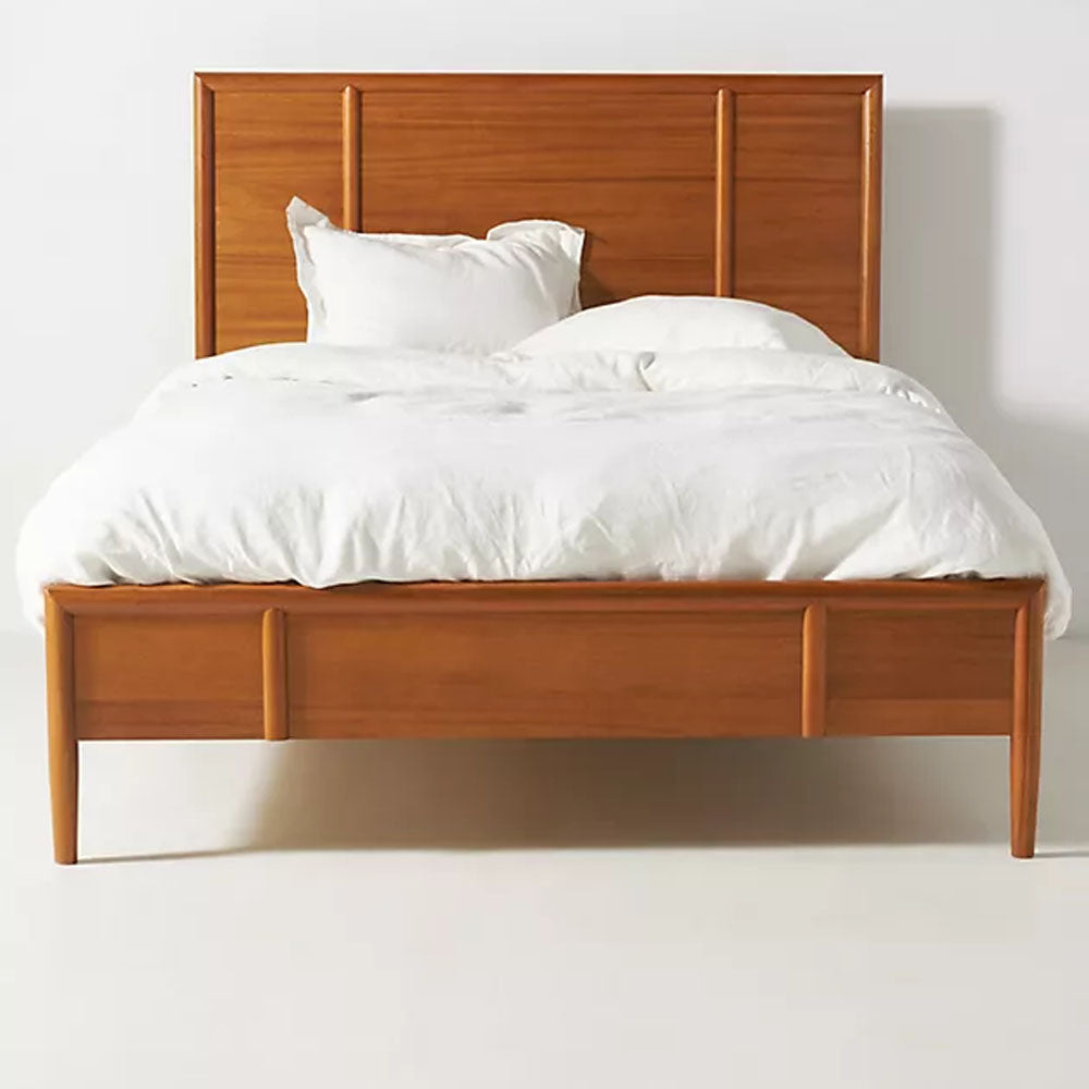 Kenty Hardwood Bed in Cedar - Queen - Notbrand