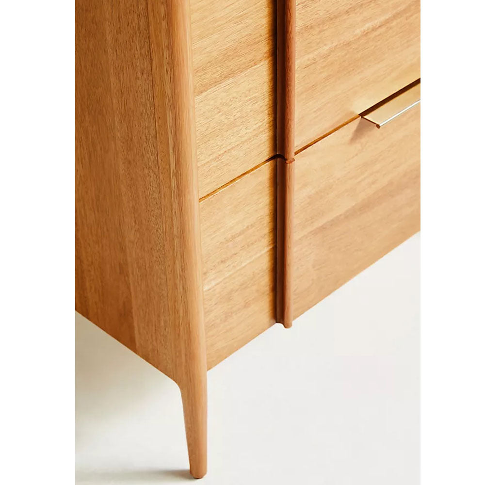 Kenty Hardwood 5 Drawer Dresser - Acorn - Notbrand