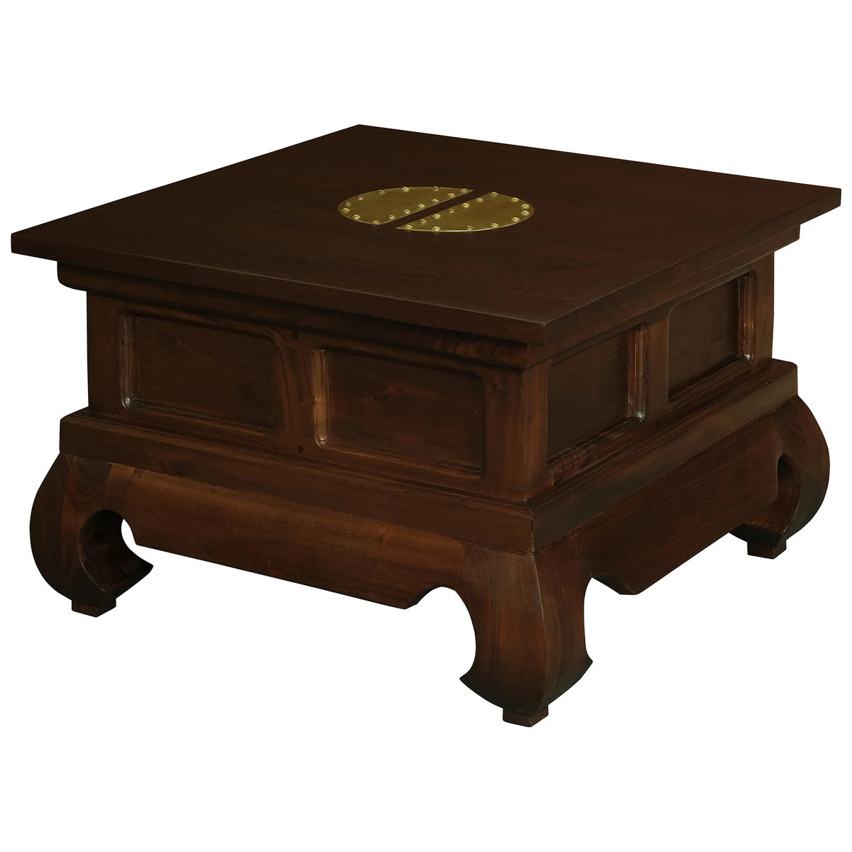 Quon Ming Solid Timber Side Table - Mahogany - Notbrand