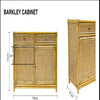 Barkley Bamboo Cabinet - Toffee - Notbrand