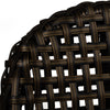 Remy Wicker Outdoor Dining Chair - Black - Notbrand
