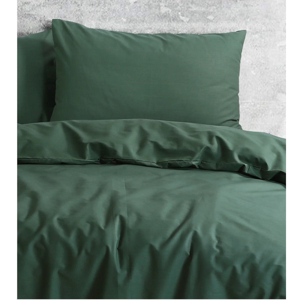 Royale Cotton Quilt Duvet Doona Cover with extra standard pillowcases pair - Sage