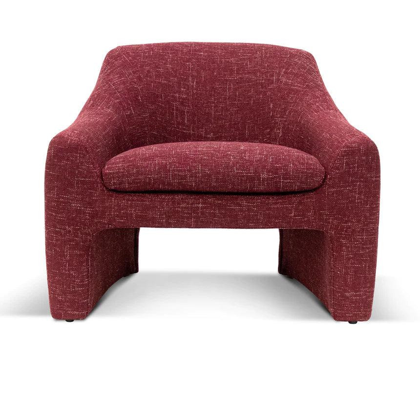 Ruphael Fabric Armchair - Sangria Red - NotBrand