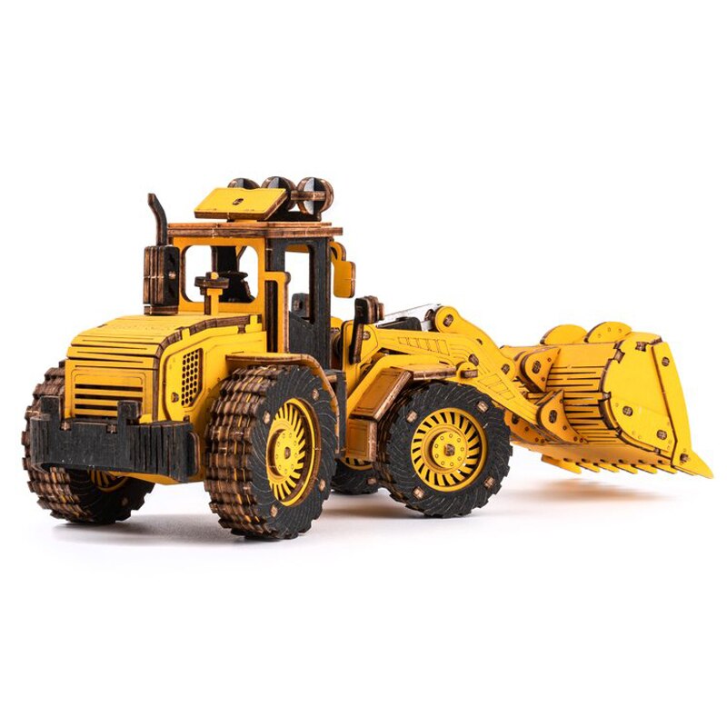 ROKR Bulldozer Engineering Vehicle 3D Wooden Puzzle - Notbrand