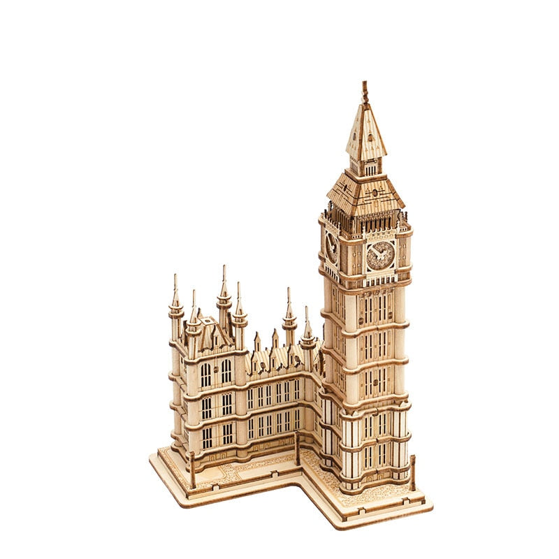Big Ben Tower 3D Wooden Puzzle Model Building - Notbrand