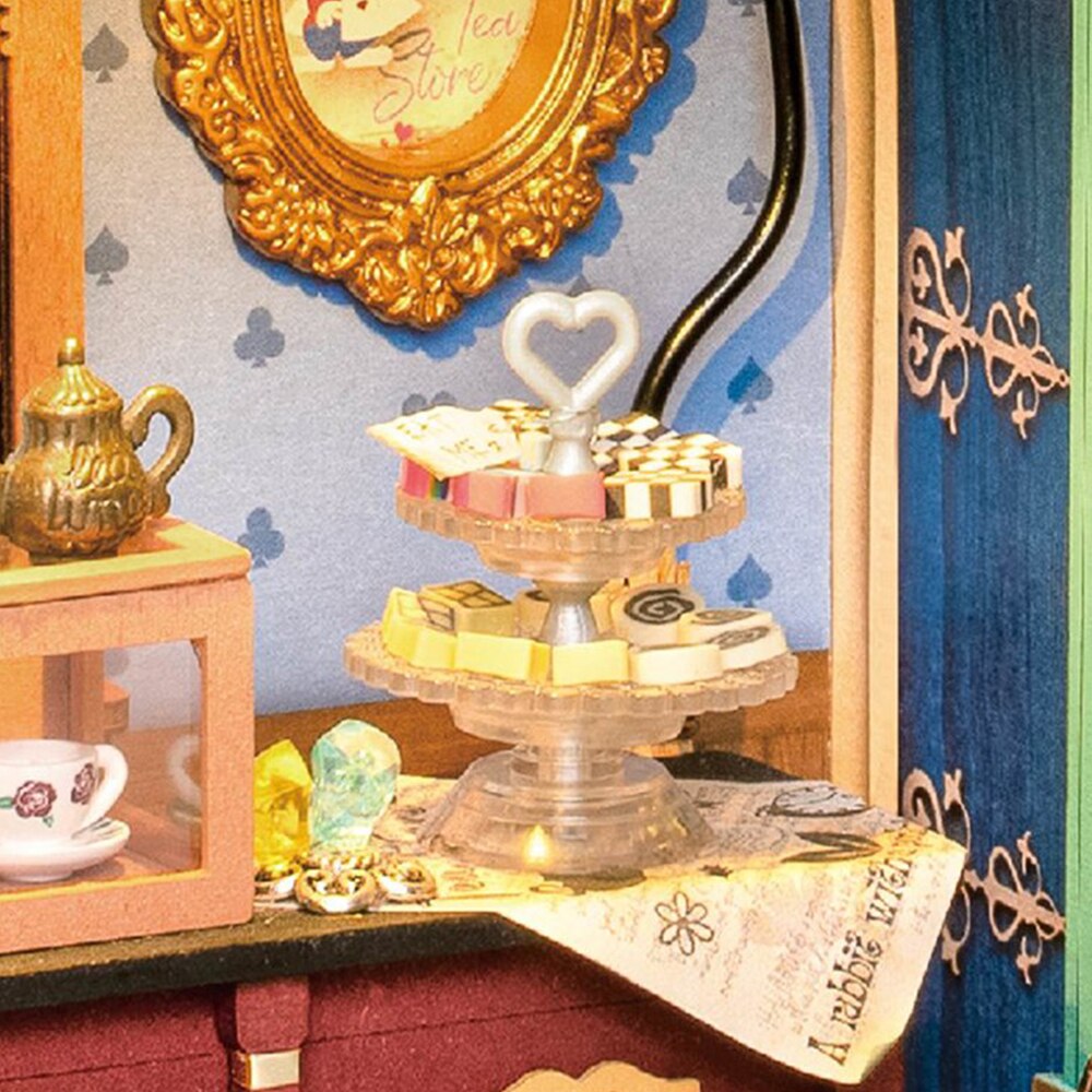 Rolife Alice Tea Store Miniature Dollhouse Wooden DIY Kit - Notbrand