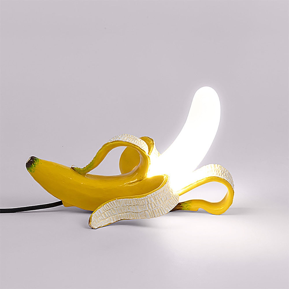 Banana Glass and Resin LED Table Lamp - Range - Notbrand