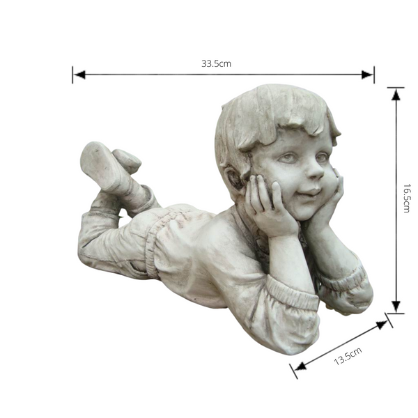 Boy Thinking Statue - 33.5cm - Notbrand