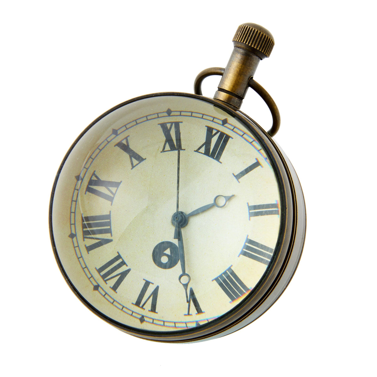 Timekeepers Spherical Watch in Brass - 6.5cm - Notbrand