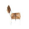 Samaira Solid Teak Woven Dining Chair – White - NotBrand