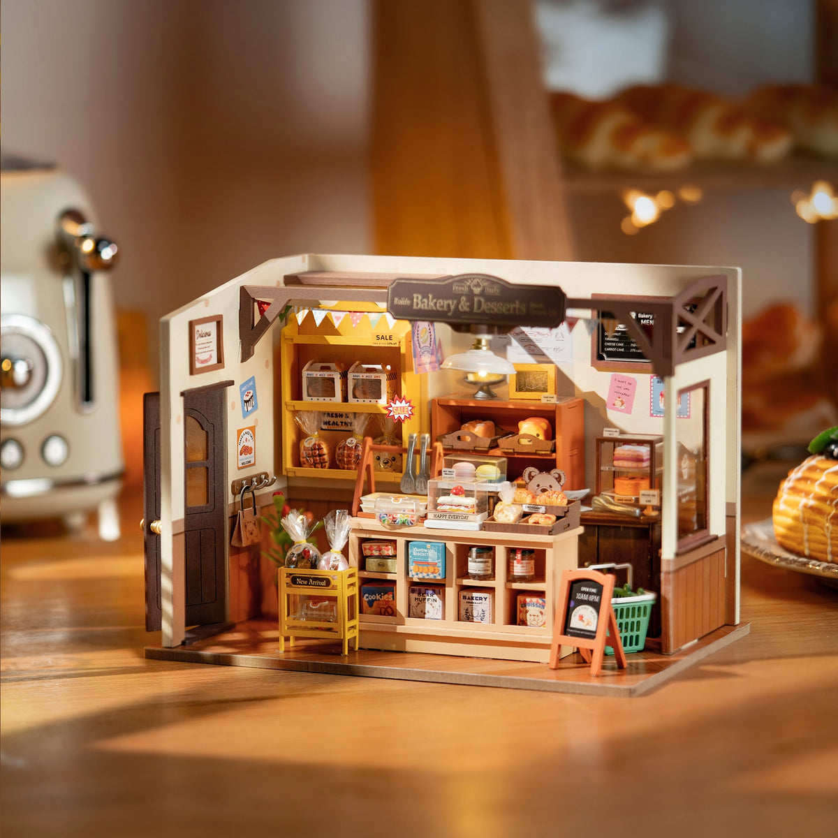 Rolife Becka's Baking House 3D Puzzle DIY Miniature Dollhouse - Notbrand