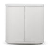 Selam Wooden Storage Cabinet in White - 100cm - NotBrand