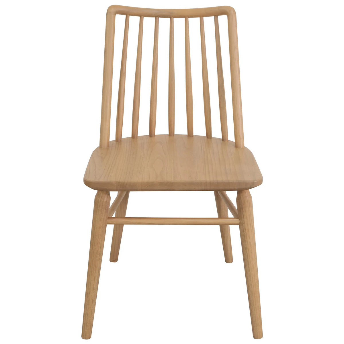 Set of 2 Riviera Solid Oak Dining Chair - Natural - Notbrand