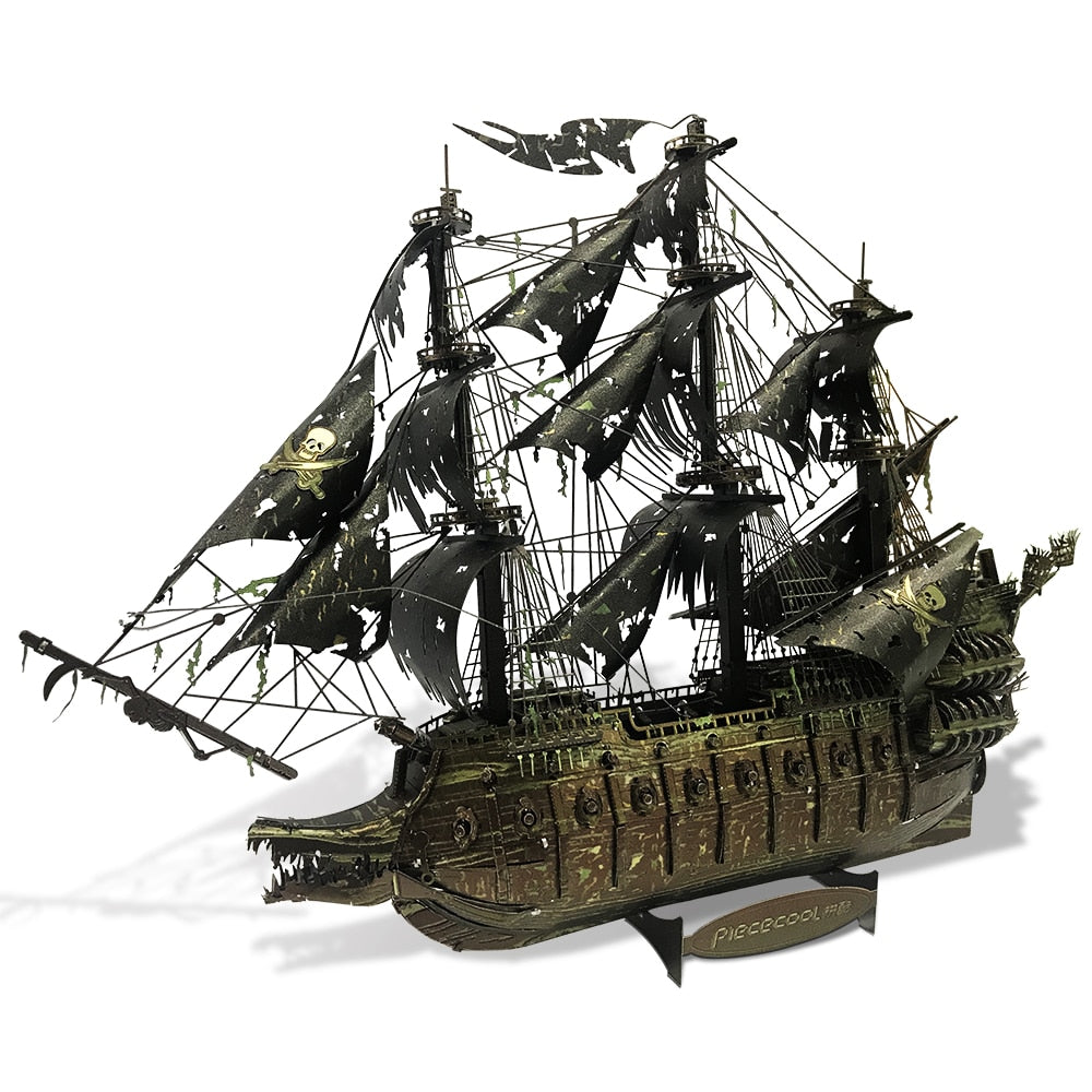 The Flying Dutchman Ship 3D Metal Puzzle DIY Toy - Notbrand