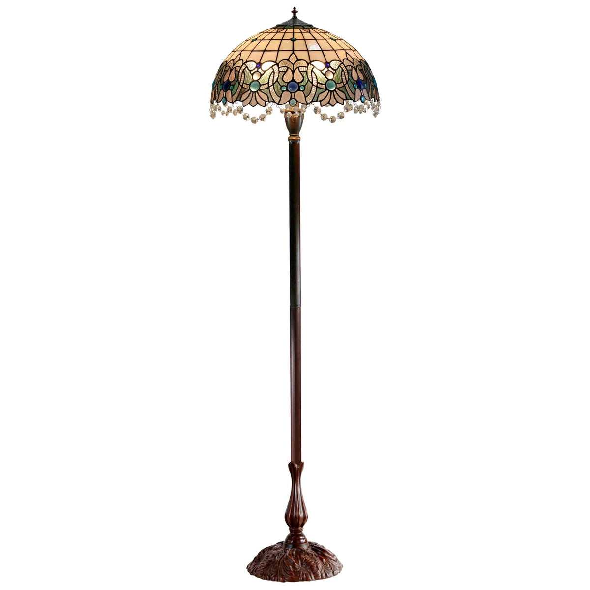Shelby Tiffany Style Floor lamp - Multi - Notbrand