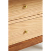 Simano Hardwood 3 Shelves 3 Drawer Bookcase - Pine - Notbrand