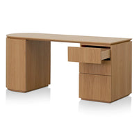 Stinitar Right Drawer Office Desk - Natural Oak - NotBrand