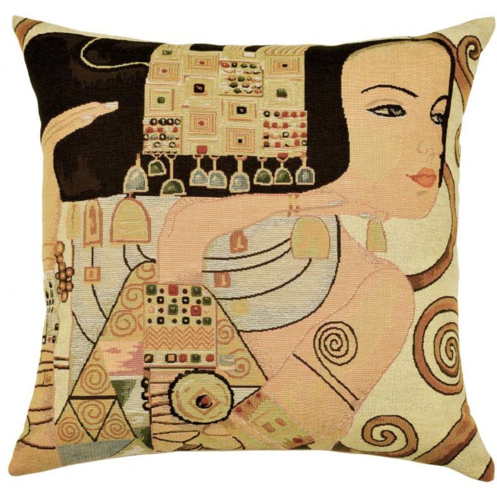 Stocklet Klimt Cushion - Suede Fabric - NotBrand