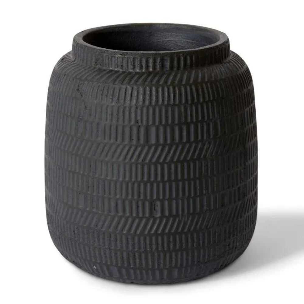 Terrell Cement Pot - Black - Notbrand