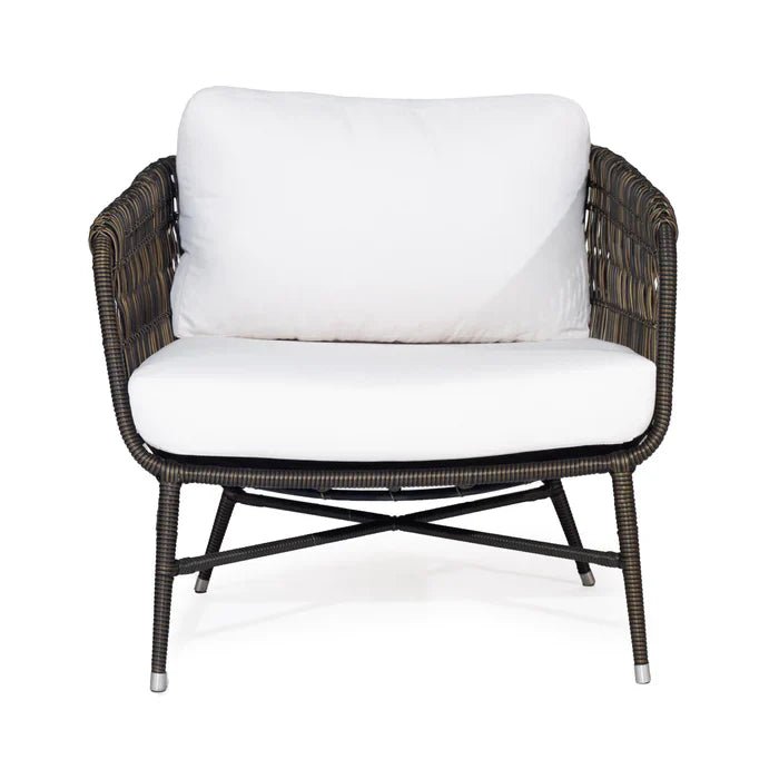 Tobin Wicker Outdoor Occasional Chair - Black - Notbrand