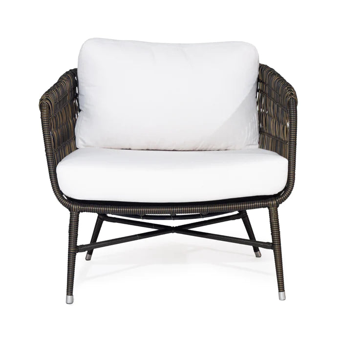 Tobin Wicker Outdoor Occasional Chair - Black