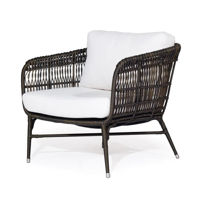 Tobin Wicker Outdoor Occasional Chair - Black