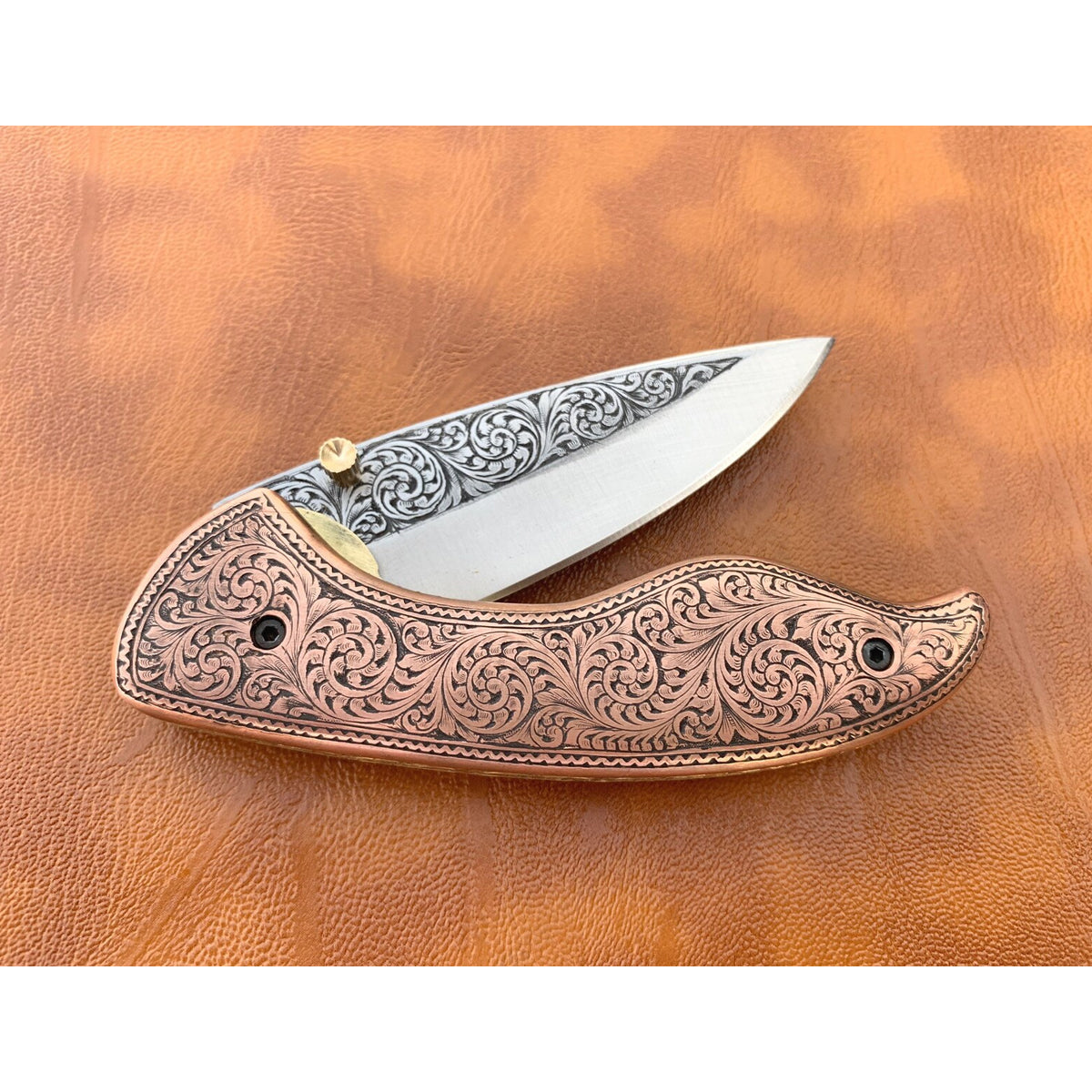 Trot D2 Steel Hunting Engrave Pocket Knife - Notbrand